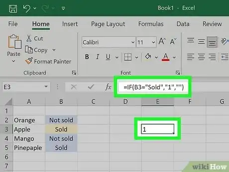 Image titled How Do You Write an if then Formula in Excel Step 5