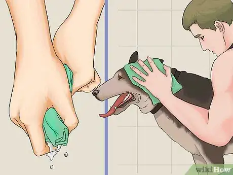 Image titled Bathe a Dog in a Shower Step 14