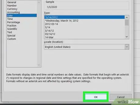 Image titled Set a Date in Excel Step 7