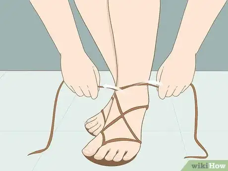 Image titled Tie Gladiator Sandals Step 2.jpeg