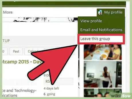 Image titled Leave a Meetup Group Step 4
