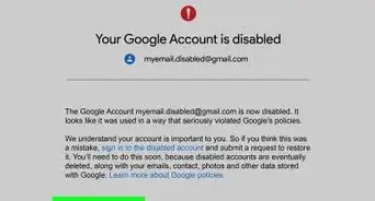 Recover a Disabled Gmail Account