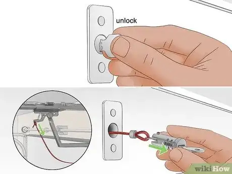 Image titled Open Garage Door Manually from Outside Step 2