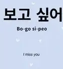 Say I Love You in Korean
