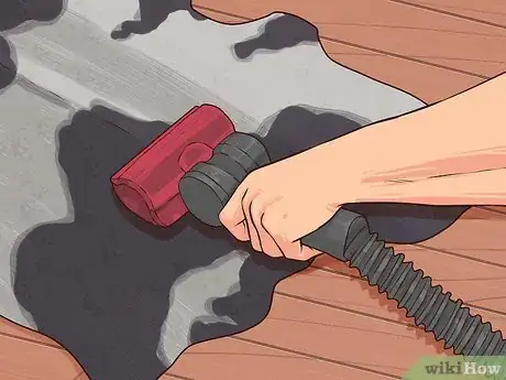 Image titled Clean a Cowhide Rug Step 1