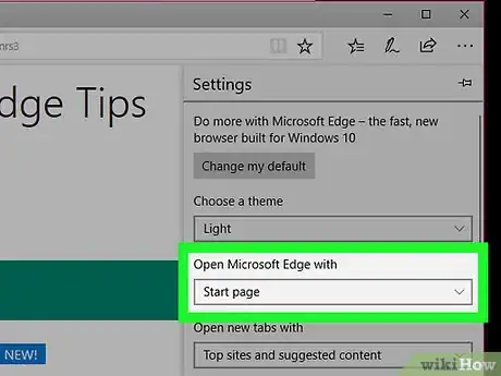 Image titled Change Your Homepage in Microsoft Edge Step 10