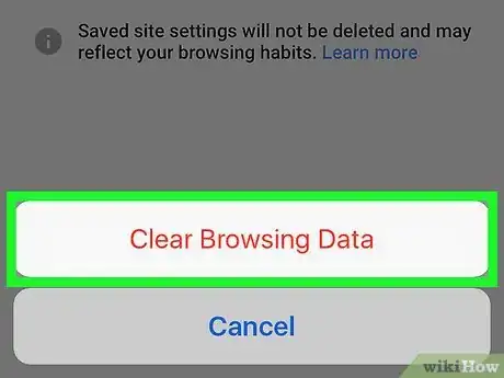 Image titled Clear Your Browser's Cache on an iPhone Step 11