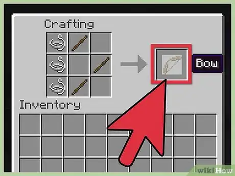 Image titled Make a Bow and Arrow in Minecraft Step 5