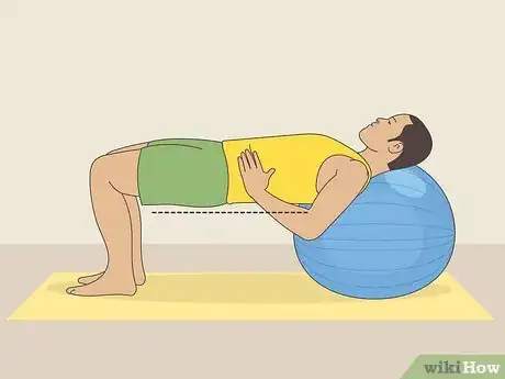 Image titled Do a Bridge Exercise With an Exercise Ball Step 13