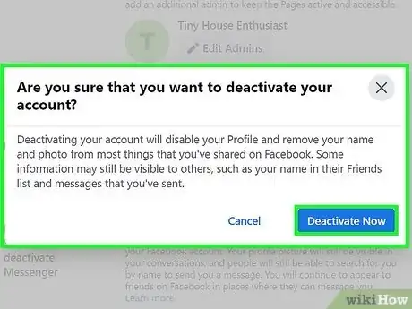 Image titled Deactivate a Facebook Account Step 24