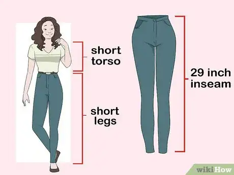 Image titled Wear High Waisted Jeans Step 1