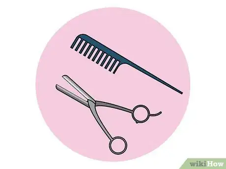 Image titled Razor Cut Long Hair Step 1