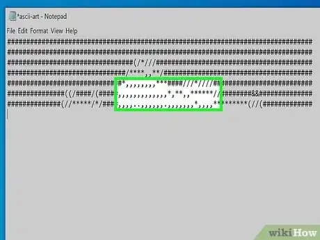Image titled Create ASCII Art Step 5