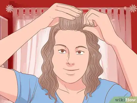 Image titled Air Dry Your Hair Straight Step 13