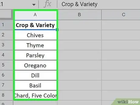 Image titled Use Google Spreadsheets Step 6