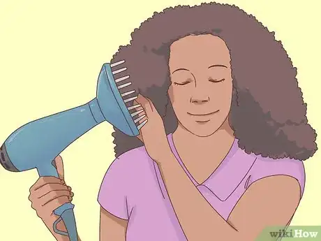 Image titled Wash and Blow Dry Natural Hair Step 11