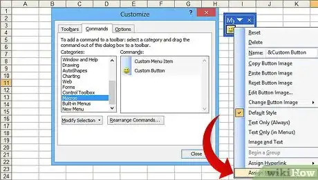 Image titled Create a Custom Macro Button in Excel Step 12