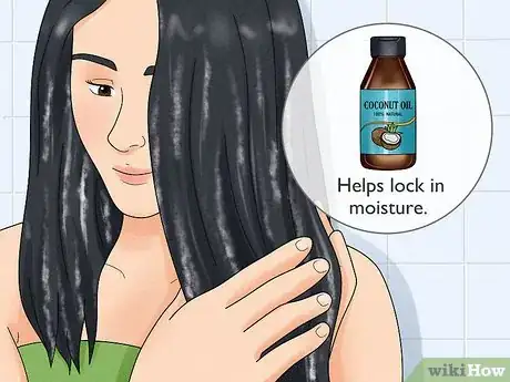 Image titled Do You Put Coconut Oil on Wet or Dry Hair Step 5