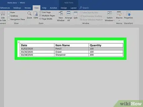 Image titled Copy a Table from Word Step 4