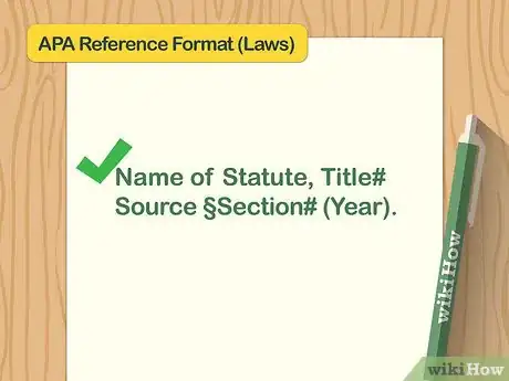 Image titled Cite Laws in APA Step 1