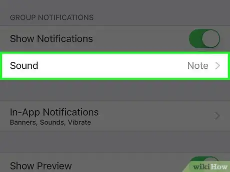Image titled Change the WhatsApp Sound on an iPhone Step 4