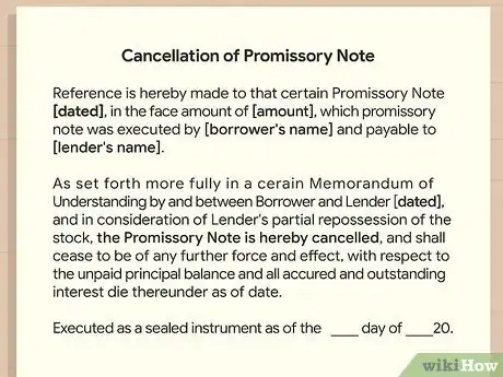Image titled Write a Promissory Note Step 7