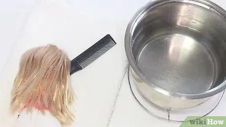 Image titled Boil Wash Doll Hair Step 3