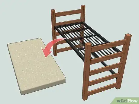 Image titled Raise a Dorm Bed Step 1