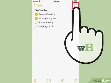 Image titled Create a to Do List in iPhone Notes Step 10