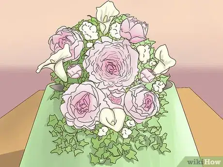 Image titled Arrange a Cascade Bridal Bouquet Step 12