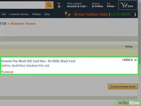 Image titled Cancel an Amazon Gift Card Delivery Step 6