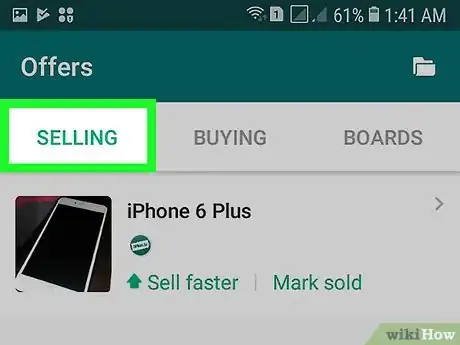 Image titled Delete an Item on OfferUp on Android Step 3