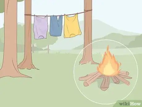 Image titled Dry Clothes While Camping Step 5