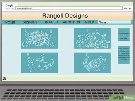 Image titled Make Rangoli Step 1