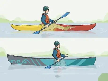 Image titled Tell the Difference Between a Kayak and Canoe Step 4