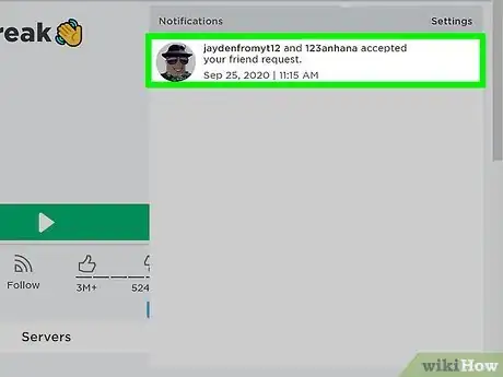 Image titled Add Friends on Roblox Step 12