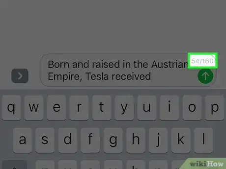 Image titled View the Character Count for Texts on an iPhone Step 7