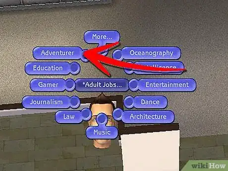 Image titled Reach the Top of Your Job Career in Sims 2 Step 1Bullet17