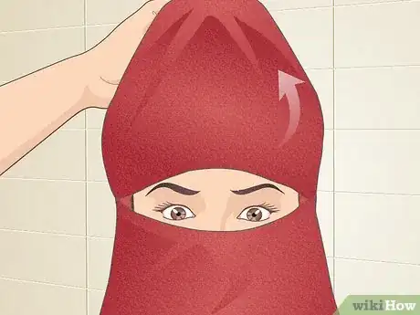 Image titled Cover Your Face with a Hijab Step 4