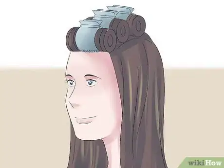 Image titled Style Hair With Hot Rollers Step 11