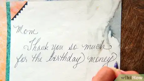 Image titled Write a Thank You Note for Birthday Money Step 3