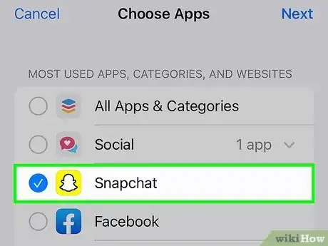 Image titled Block Snapchat on iPhone Step 20