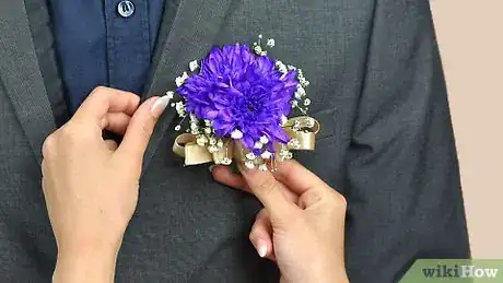 Image titled Pin a Corsage Step 6