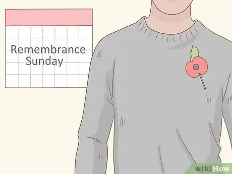 Image titled Wear a Remembrance Day Poppy (UK) Step 2