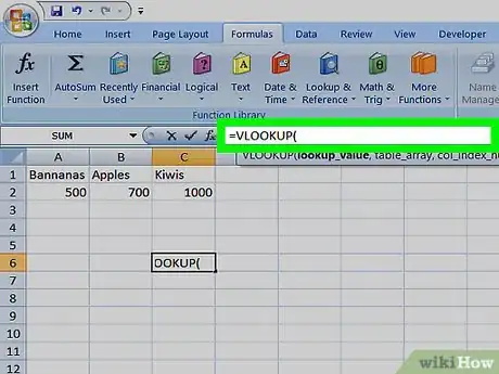 Image titled Use Vlookup With an Excel Spreadsheet Step 5