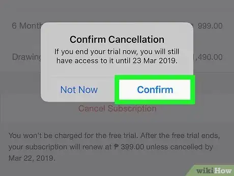 Image titled Cancel a Payment in the App Store Step 6