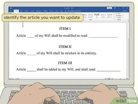 Image titled Write a Codicil Step 4