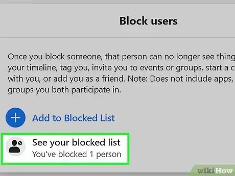 Image titled Unblock Someone on Facebook Step 15