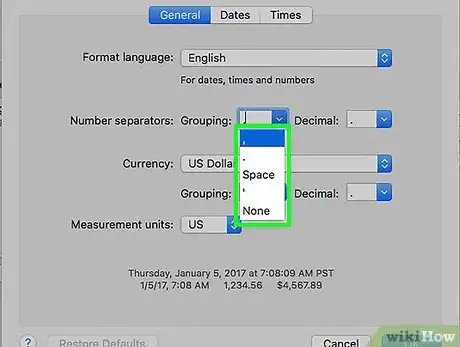 Image titled Change the Number Format on a Mac Step 6