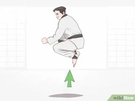 Image titled Execute Jump Kicks (Twio Chagi) in Taekwondo Step 9